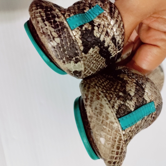 Rare Copperhead Snake Tieks, Size 7 - Picture 8 of 11